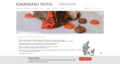 Desktop Screenshot of gronbjerghotel.dk